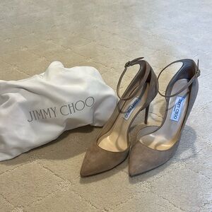 Jimmy Choo MaryJane Pumps in Nude LIKE NEW